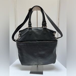 CHRISTOPHER KON Black LEATHER BAG
